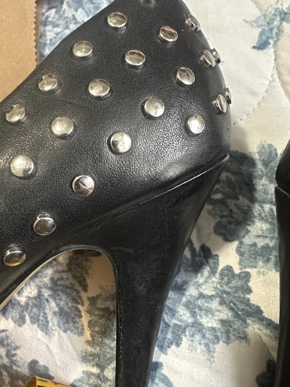 Ted baker Studded Black Platform High Heels - Picture 12 of 12